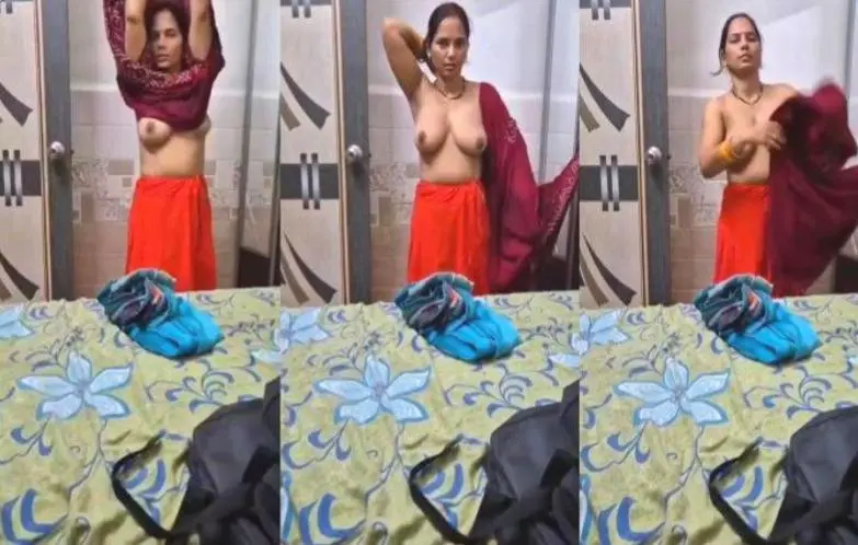 Bihari Aunty Changing Video