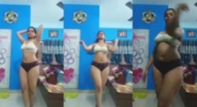 Cute Girl Bikni Dancing Video Viral