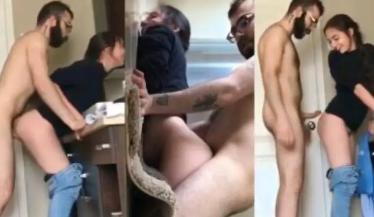 Young Couple Standing Fucked Her Gf