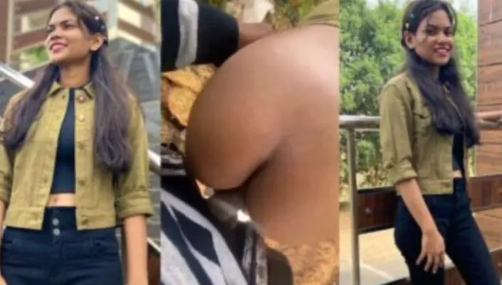 Young Sexy Girl Outdoor Doggy Style Fucking