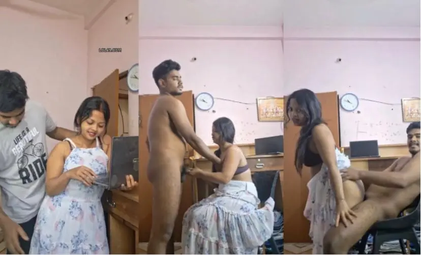 Bengali Hot Couple Romance And Fucked In Office