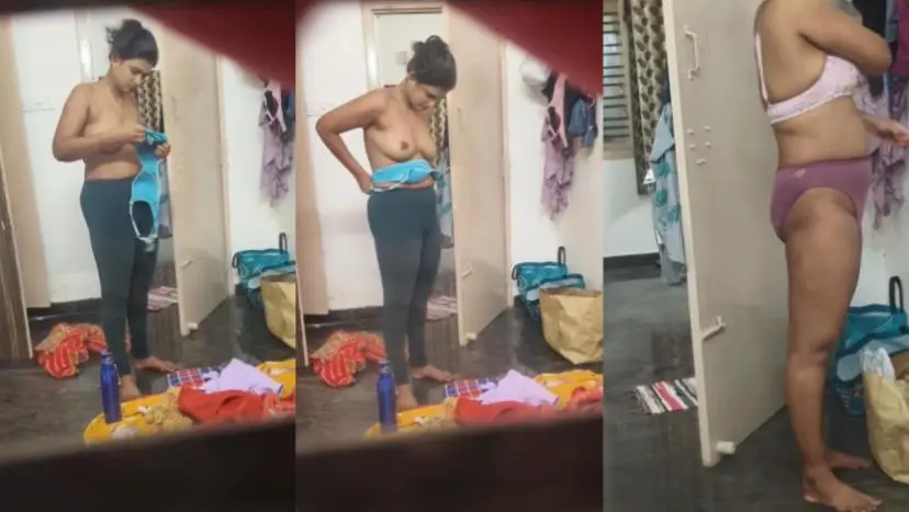 Desi Sexy Mallu Changing Clothes Record Her Bro