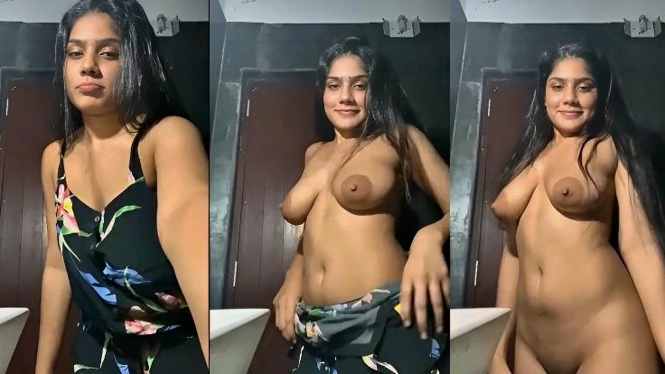 Newly college gf striping and show her nude