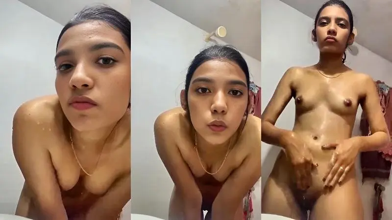 College girlfriend record her nude bath for lover
