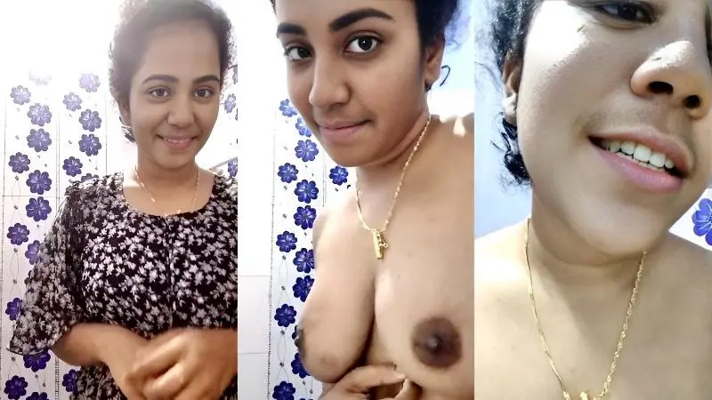 Tamil hot gf boobs sucking and showing her hairy pussy